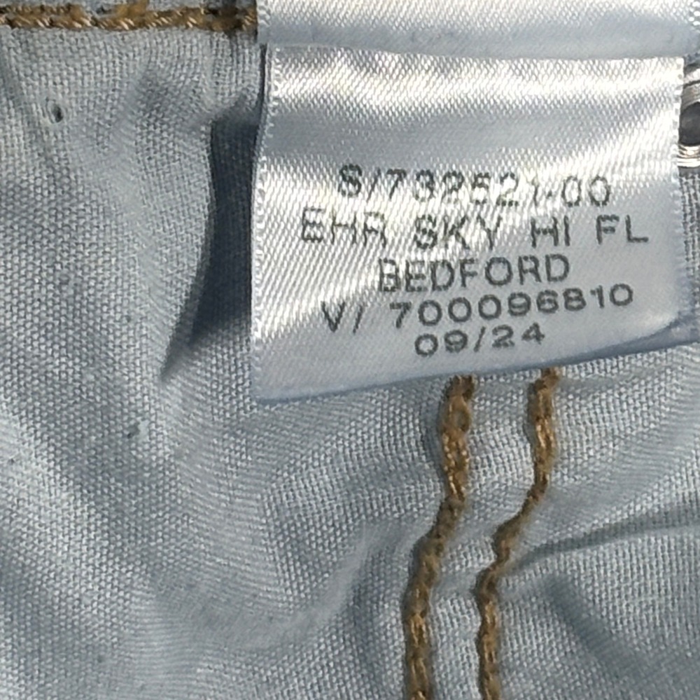 Old Navy Sky-Hi Wide Leg Jeans Women Size 8 Blue Extra High Rise - Picture 10 of 12